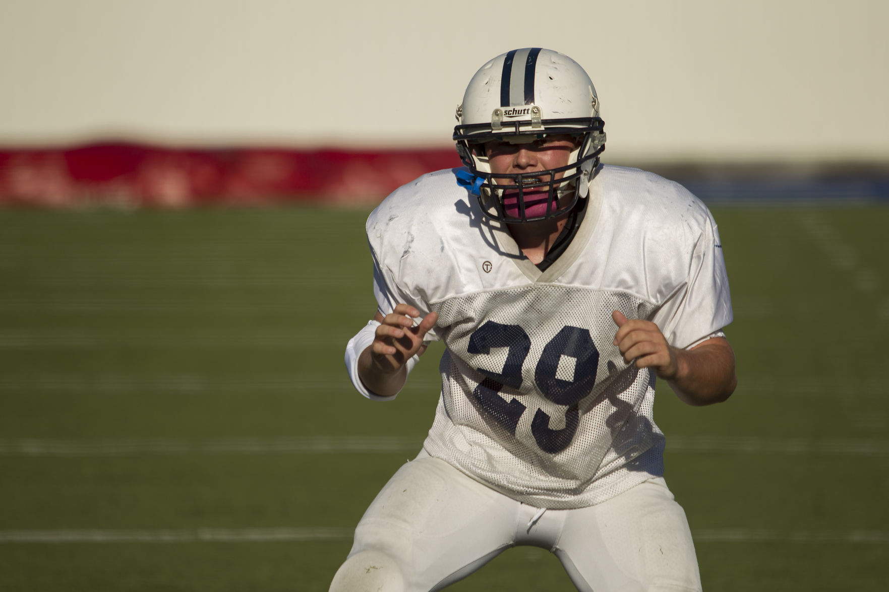 Lighthouse Christian football practice